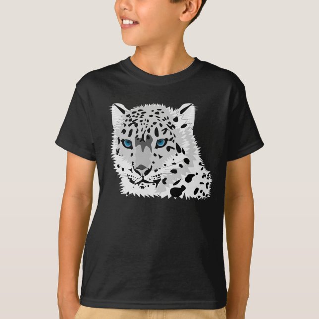 Snow leopard graphic T-Shirt (Front)