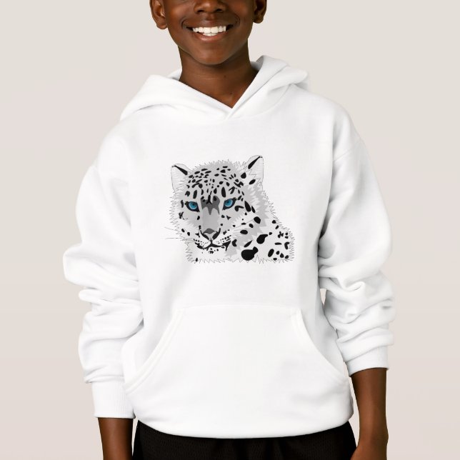 Snow leopard hoodie (Front)
