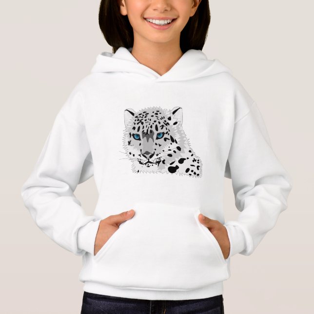 Snow leopard hoodie (Front)