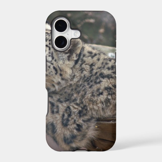 Snow Leopard Iphone Case (Back)