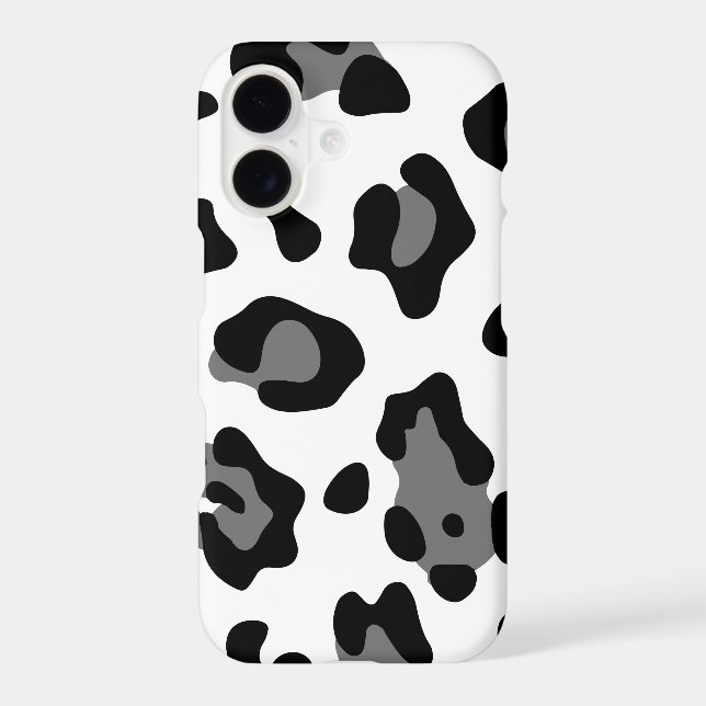 snow leopard iphone case (Back)