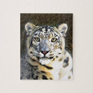 Snow Leopard Jigsaw Puzzle