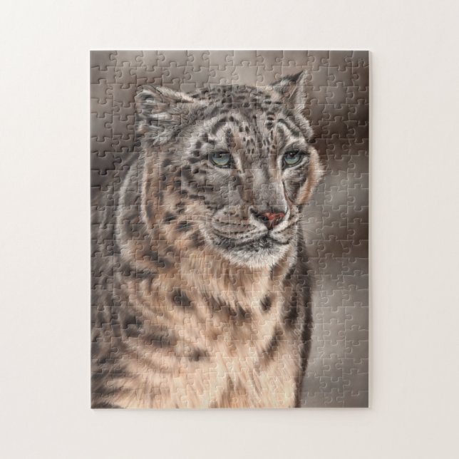 Snow Leopard Jigsaw Puzzle (Vertical)