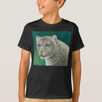 Snow Leopard Kids Dark T-Shirt
