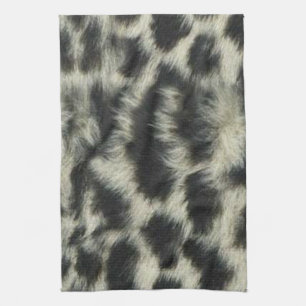 Snow Leopard Kitchen Towel