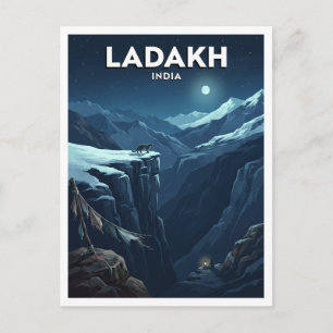 Snow Leopard, Ladakh Leh India Souvenir Postcard