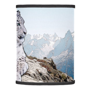 Snow Leopard Lamp Shade
