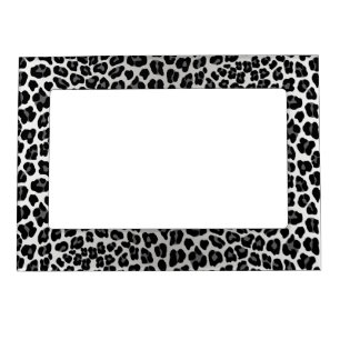 Snow leopard  magnetic frame