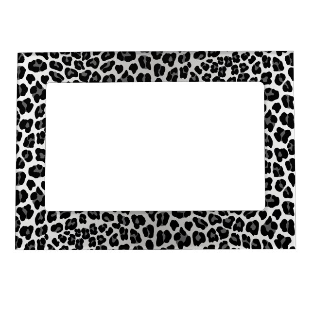 Snow leopard  magnetic frame (Front)