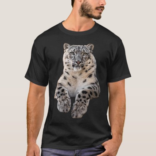 Snow Leopard Mens T_Shirt