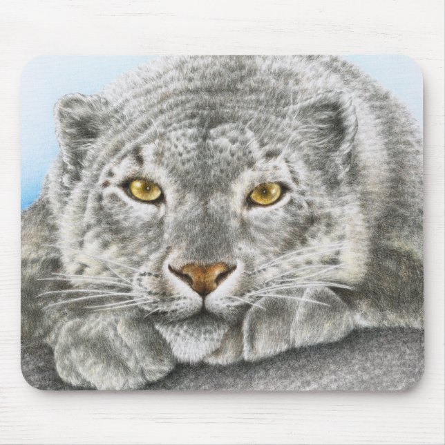 Snow Leopard Mousepad (Front)