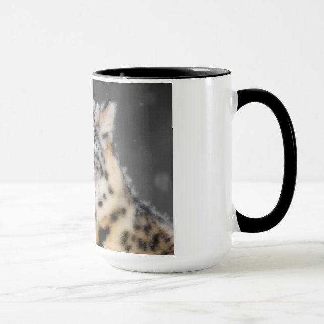 Snow Leopard Mug (Right)
