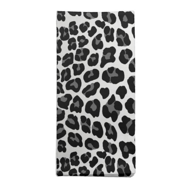 Snow leopard napkin (Folded)