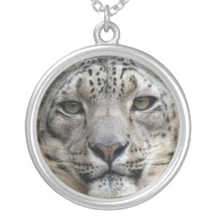 snow leopard necklace