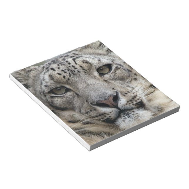 Snow Leopard  Notepad (Angled)