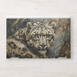 Snow Leopard Oil Painting HP Laptop Skin