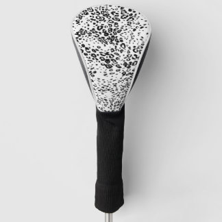 Snow Leopard Pattern Golf Head Cover