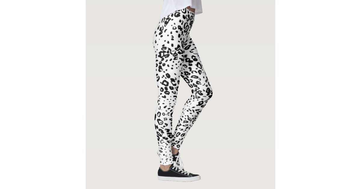 Snow Leopard Pattern Leggings