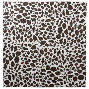 Snow Leopard Pattern Napkin