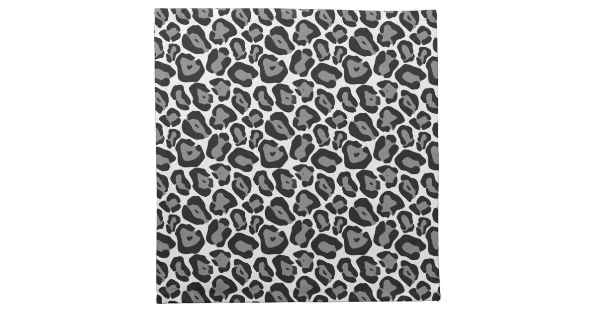 Snow Leopard Pattern Napkins | Zazzle
