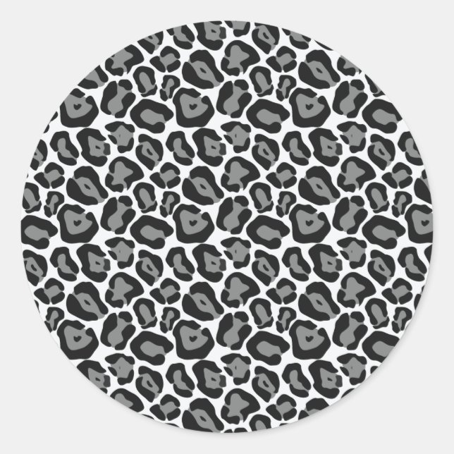Snow Leopard Pattern Stickers (Front)