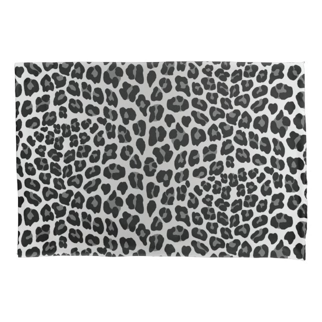 Snow leopard pillow case (Front-Left)