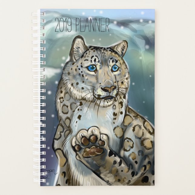 Snow Leopard Planner (Front)