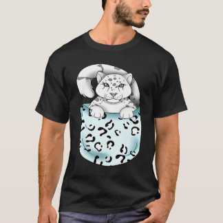 Snow Leopard Pocket T-Shirt