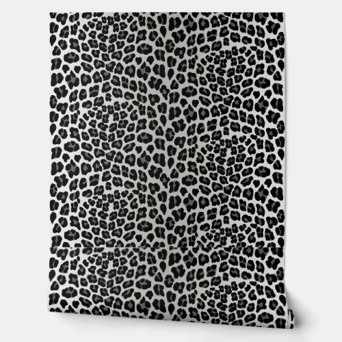 Snow leopard print  wallpaper 