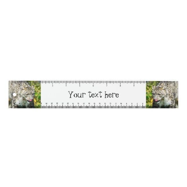 Snow Leopard Ruler (Front)