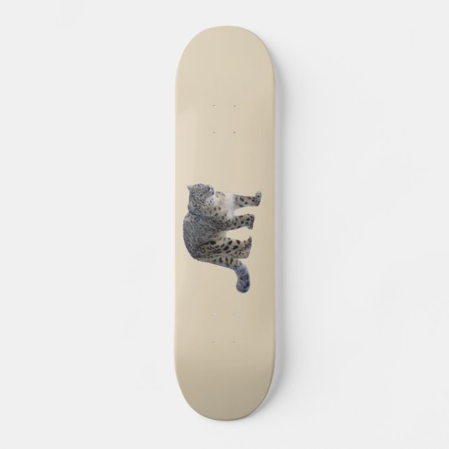 Snow Leopard Skateboard (Front)