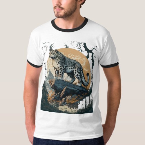 snow leopard T_Shirt
