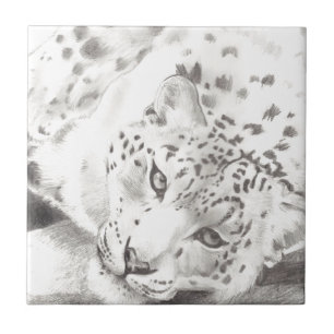 Snow Leopard Tile