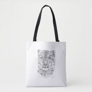 Snow Leopard Tote Bag