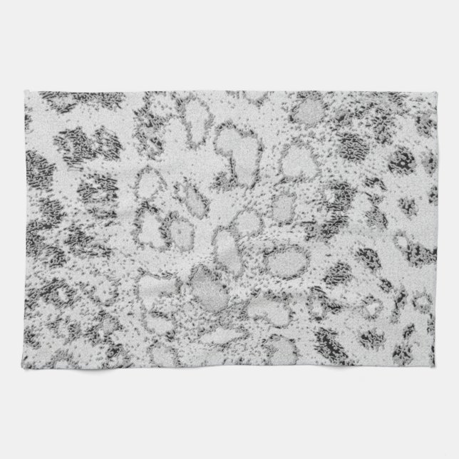 Snow Leopard Towel (Horizontal)