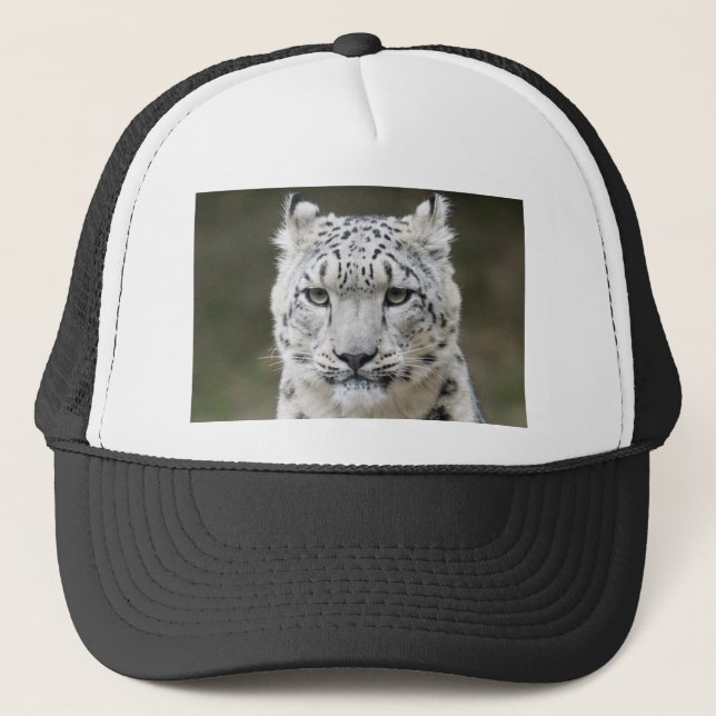 Snow Leopard Trucker Hat (Front)