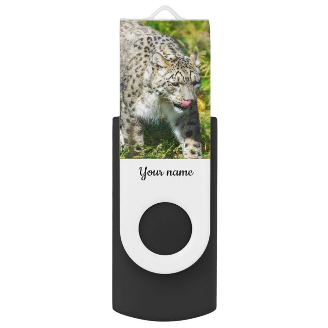 Snow Leopard USB flash drive (Front Vertical)