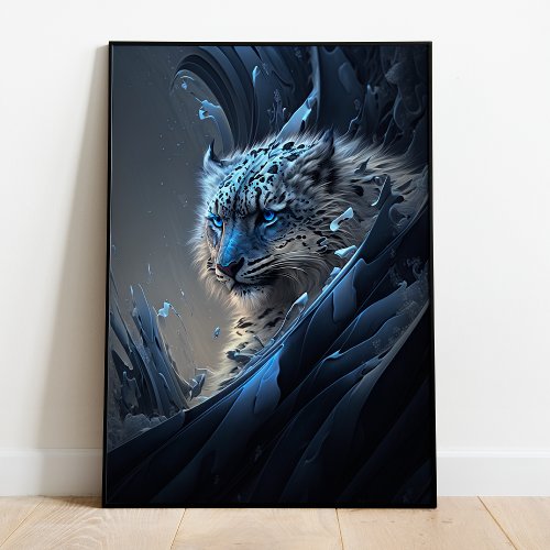 Snow Leopard Wall Art