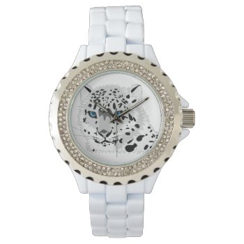 Snow Leopard Watch by Designs_Accessorize at Zazzle