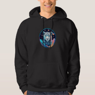 Snow Leopard Wild Animal Snow Leopard Men Women Ki Hoodie
