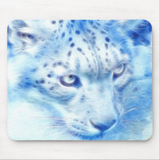 *Snow Leopard* Wild Spirit Mouse Pad