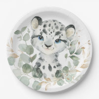 Snow Leopard Winter Onederland Arctic Greenery