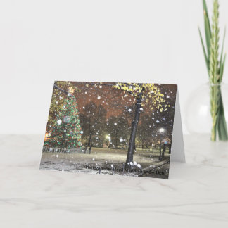 Snow Light - Holiday Greeting Card