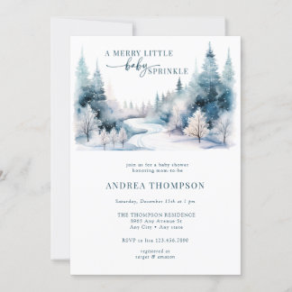 Snow Love | Winter Baby Shower Invitation