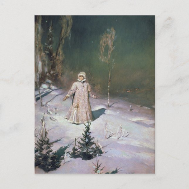 Snow Maiden, 1899 Postcard (Front)