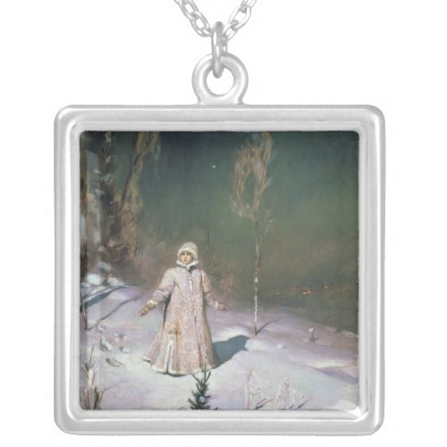 Snow Maiden 1899 Silver Plated Necklace