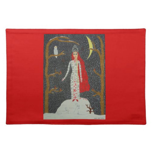 Snow Maiden Red Version Placemat