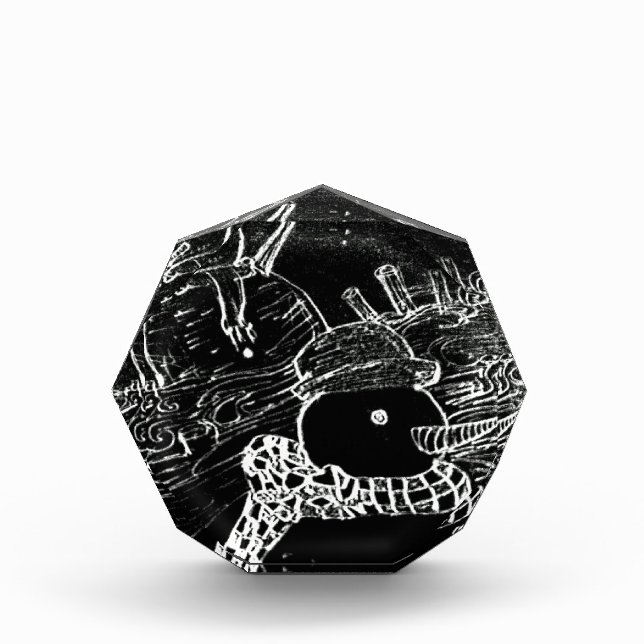 Snow man and Yaie in black Christmas Award (Front)