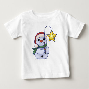Snow Man Baby T-Shirt
