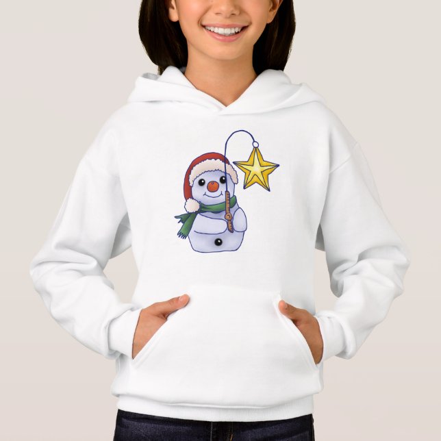 Snow Man Hoodie (Front)